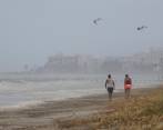 Playas de Naples, Florida, durante el paso del huracán Irma. FOTO AFP