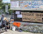 La huelga de hambre de los estudiantes fue levantada en la noche del jueves, tras una semana. FOTO juan antonio sánchez