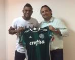 Palmeiras fichó al delantero cordobés por 10,5 millones de dólares. FOTO TOMADA DE TWITTER @SEPalmeiras