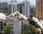 Implosión del edificio Mónaco. Foto: Juan Antonio Sánchez Ocampo