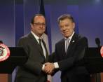 El presidente de Francia, François Hollande, aseguró que se reunirá con las víctimas y que Francia puede ayudar a Colombia a encontrar a sus personas desaparecidas. FOTO colprensa