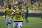 Con la anotación, James Rodríguez se convierte en el goleador de Colombia en la presente Eliminatoria con 4 goles. FOTO JUAN ANTONIO SÁNCHEZ