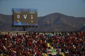 12.387 espectadores presenciaron el partido en el estadio El Teniente, de Rancagua. FOTO COLPRENSA