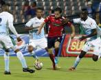 Independiente Medellín descifró el bloque defensivo de Jaguares de Córdoba para ganarle 2-0 y obtener su primer triunfo en la Copa Águila. FOTO JUAN ANTONIO SÁNCHEZ
