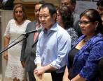 El congresista denominó al grupo que lo apoya “The Avengers”, tal vez como una forma de apelar a los jóvenes. FOTO reuters