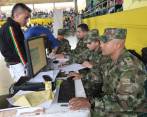 Hay 181 mil soldados entre profesionales, bachilleres regulares y soldados campesinos y este año se van a reclutar 123 mil para mantener el número. FOTO COLPRENSA