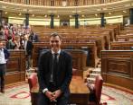 Tras numerosos episodios en los que el poder le dio una bofetada a este doctor en Economía, la jornada del viernes fue hasta ahora el mejor momento de la trayectoria política de Pedro Sánchez. Hoy empieza a trabajar en el Palacio de la Moncloa. FOTO reuters