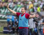 Aldo Bobadilla, entrenador de Independiente Medellín. FOTO JUAN ANTONIO SÁNCHEZ