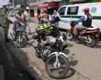 La Policía de El Bagre reforzó los controles y los operativos tras el ataque con explosivos. FOTO ARCHIVO