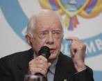 A sus 93 años de edad, el expresidente norteamericano Jimmy Carter presentó su nuevo libro, titulado “Faith”. Foto archivo Colprensa.