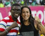 Mariana Pajón y Yuberjén Martínez, dos de los deportistas que hicieron historia en Río 2016. FOTO JAIME PÉREZ