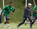 Camilo Zúñiga está listo para jugar en caso que Almirón lo necesite este domingo en Bogotá. FOTO JULIO CÉSAR HERRERA