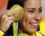 Pajón le entregó el tercer oro a Colombia en Río 2016. FOTO AP