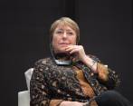La Alta Comisionada de las Naciones Unidas para los Derechos Humanos, Michelle Bachelet, fue presidenta de Chile en dos ocasiones. Llegó a esta organización en agosto de 2018. FOTO AFP