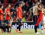 Con presencia de Luka Modric, el mejor jugador del Mundial, España vapuleó al subcampeón Croacia. FOTO: EFE