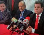 Horacio Serpa anunció la fórmula liberal con Luis Pérez y Eugenio Prieto, a Gobernación y Alcaldía, respectivamente. FOTO cortesía