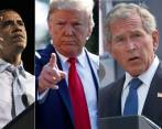 A Clinton lo catapultó la economía; a Bush, la “amenaza” terrorista y a Obama, su contrincante. ¿Qué pasará con Trump? FOTO AGENCIAS