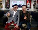 Andrés Cepeda y Fonseca presentaron además su gira compadres en la que recorrerán gran parte del país. FOTO Colprensa