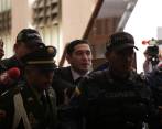 A el exfiscal anticorrupción lo esperaron 20 minutos para respondiera ante la Corte Suprema, pero no dio ninguna declaración. Foto: Colprensa