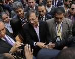 Gustavo Petro, llegando a la Corte Suprema de Justicia. FOTO COLPRENSA