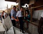 El presidente de Francia, Emmanuel Macron, llegó el martes a la isla de San Martín, en su lado francés, para evaluar los daños por Irma y convencer de que Francia respondió. FOTO reuters
