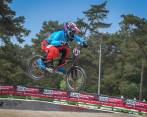 La antioqueña Andrea Escobar, de 20 años, sigue sumando experiencia en la categoría élite del BMX mundial. FOTO cortesía