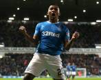 Alfredo Morelos encabeza la lista de goleadores de la Liga escocesa con trece goles. FOTO CORTESÍA RANGERS