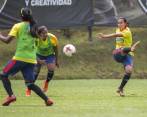 La mayoría de las jugadoras que han participado en la campaña son de la Selección Colombia femenina. FOTO: CARLOS VELÁSQUEZ 