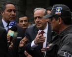 Ante un fiscal delegado del vicefiscal Jorge Fernando Perdomo, rinde ampliación de interrogatorio el abogado de Fidupetrol, Víctor Pacheco. FOTO COLPRENSA
