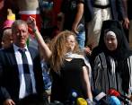 Tras recobrar su libertad, Tamimi señaló que la resistencia se mantendrá hasta que termine la ocupación de Palestina. FOTO AFP