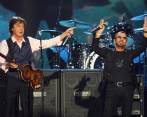 Los músicos Paul McCartney y Ringo Starr. FOTO AP