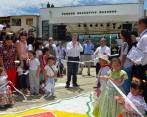 El presidente de la República, Juan Manuel Santos, declaró este sábado a los municipios de Nariño, Guatapé y La Unión, en Antioquia, como libre de minas. FOTO PRESIDENCIA