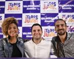 Daniela Maturana, candidata al Concejo; Juan David Valderrama, candidato a la Alcaldía, y Daniel Carvalho, candidato al Concejo. FOTO: Cortesía. 