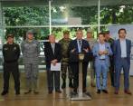 El presidente Duque enfatizó en la necesidad de verificar la efectividad de las medidas aplicadas en Bello. FOTO JUAN PABLO BELLO - CORTESÍA PRESIDENCIA