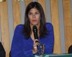 La Ministra anunció que en abril estarán entregando el mejoramiento de la conexión de Necoclí a Arboletes. FOTO jaime pérez