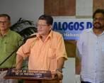 Pablo Catatumbo, uno de los voceros de las Farc que hacen presencia en La Habana. FOTO COLPRENSA