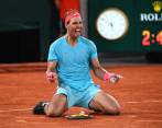 Rafael Nadal demuestra que sobre tierra batida es el mejor. FOTO: AFP