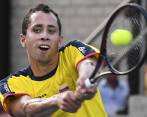 El jugador nacido en Bucaramanga logró para Colombia el primer punto en la serie de Copa Davis. FOTO AFP