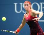 La tenista Mariana Duque ganó este lunes su partido de debut y se clasificó, por segunda vez en su carrera, a la segunda ronda del cuadro principal de US Open. FOTO AFP