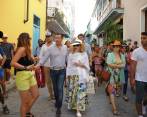 Lourdes, la hija de Madonna, la acompaña en este viaje en Cuba. FOTO Reuters
