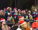 Un coro de excombatientes y víctimas dan concierto navideño acompañados de la Orquesta Filarmónica de Medellín, un canto a la Navidad y a la reconciliación nacional. FOTO Edwin Bustamante