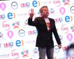 Ricardo Montaner asistió a la rueda de prensa con una camiseta con la imagen de Leopoldo López. FOTO Cortesía