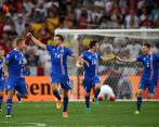 Islandia se enfrentará en cuartos de final de la Eurocopa a Francia. FOTO AFP