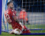 El arquero antioqueño recibió la anotación a los 2 minutos de haber iniciado el partido. FOTO AFP