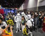 Imágenes como esta, tomadas el año pasado en la Comic-Con de San Diego, no se verán ese año en el que la feria será virtual del 22 al 26 de julio. FOTO getty y cortesía