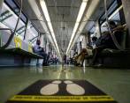 El metro estará disponible para los ciudadanos autorizados a movilizarse durante la cuarentena. FOTO: Julio César Herrera.