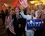 El candidato republicano dio la sorpresa y se impuso a Hillary Clinton. FOTO AFP