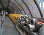 Este es el nuevo cable portador tractor que dará más seguridad en la operación de la Línea P, cable Picacho. FOTO CORTESÍA