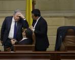 La sesión contra el ministro de la Defensa, Guillermo Botero, duró más de seis horas en la Cámara de Representantes. Se espera que la otra semana se dé punto final con la votación. FOTO colprensa