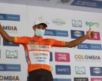 Diego Camargo, ciclista entrenador por Luis Alfonso Cely, en el equipo Colombia Tierra de Atletas. FOTO FEDECICLISMO